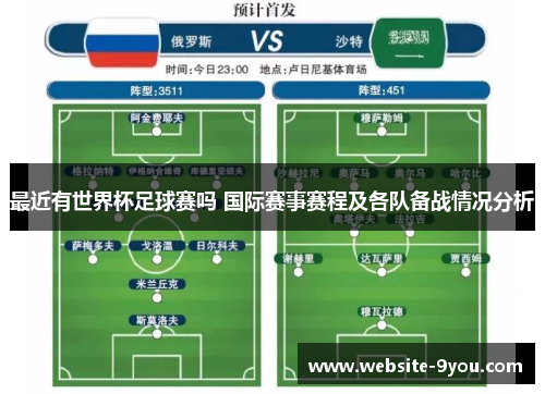 最近有世界杯足球赛吗 国际赛事赛程及各队备战情况分析